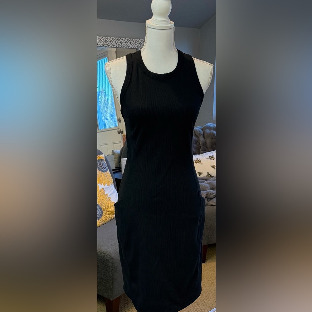 Zella Live In Rib Pocket Active Sports Dress Small - Picture 3 of 8